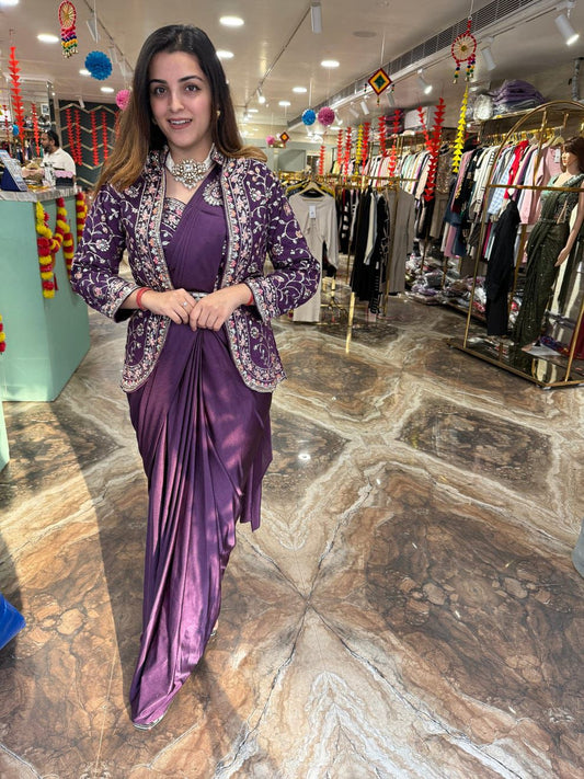 Wedding & Party Wear Rangoli Silk Wine Color Saree