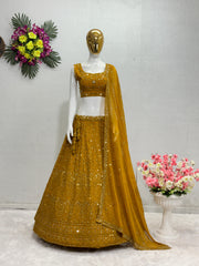 Attractive Sequence embroidered Mastered Color Lehenga Choli Attractive Sequence embroidered Mastered Color Lehenga Choli