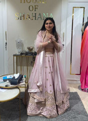 Captivating Embroidered Sequences Work Pink Color Lehenga Choli Captivating Embroidered Sequences Work Pink Color Lehenga Choli