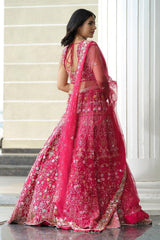 Designer Pink Color Bridal Lehenga Choli Designer Pink Color Bridal Lehenga Choli
