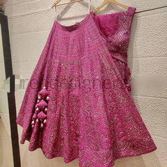 Function Wear Sequence Work Pink Lehenga Choli Function Wear Sequence Work Pink Lehenga Choli