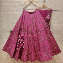 Function Wear Sequence Work Pink Lehenga Choli Function Wear Sequence Work Pink Lehenga Choli