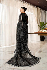 Mesmerizing Sequence Work Black Color Saree Mesmerizing Sequence Work Black Color Saree