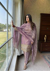 Glorious Sequence Work Pink Color Salwar Suit Glorious Sequence Work Pink Color Salwar Suit
