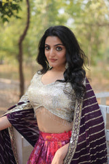 Festive Wear Digital Printed Pink Color Lehenga Choli Festive Wear Digital Printed Pink Color Lehenga Choli