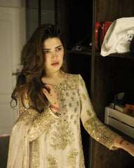 Stunning Sequence Work White Color Sharara Suit Stunning Sequence Work White Color Sharara Suit