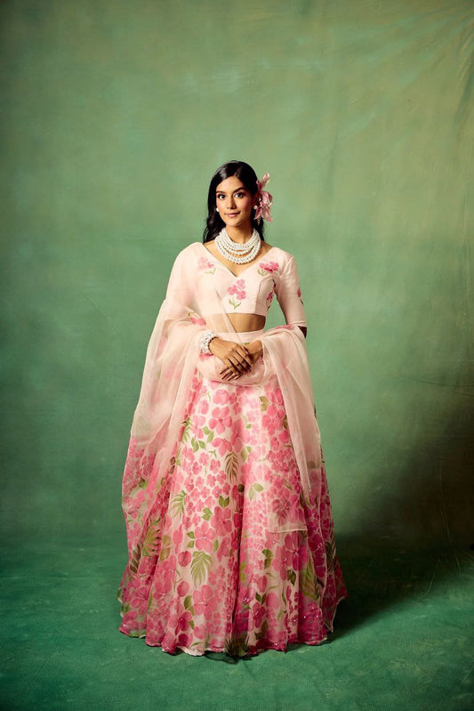Occasion Wear Digital Print Multi Color Lehenga Choli