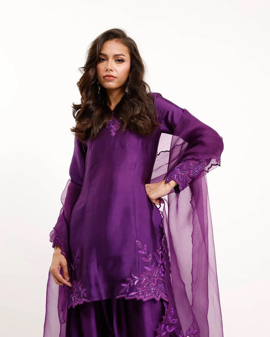 Pakistani Purple Color Salwar Suit