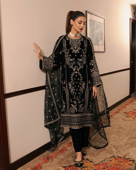 Black Color Heavy Work Salwar Suit