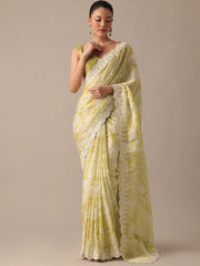 Fantastic Digital Prints Perrot Color Saree