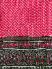 Pink & Dark Green Color Digital Printed Crushed Lehenga Choli