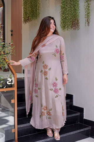 Exotic Green Color Digital Printed Anarkali Suit