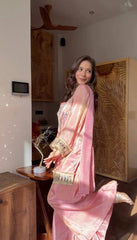 Innovative Fendy Silk Mirror Work Sharara Palazzo Set