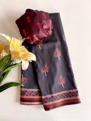 Delightful Dolla Viscose Black Color Saree