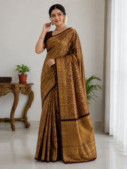 Exclusive Maroon Banarasi Organic Saree