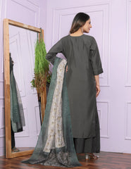 Exclusive Hand Work Grey Color Palazzo Suit