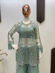 Ethnic Wear Rama Color Top With Palazzo