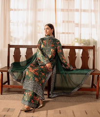 Preferable Green Color Palazzo With Dupatta Suit