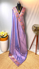 Gorgeous Paithani Silk Lavender Color Saree