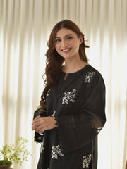 Ravishing Peach Color Embroidery Work Straight Salwar Suit