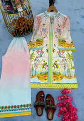 Trendy Multicolor Digital Printed Co-ord Set