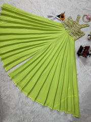 Precious Foux Gorgette Perrot Color Sharara Suit