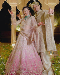 Kiara Advani Wedding Wear Pink Shade Lehenga Choli