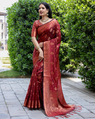 Unique Soft Silk Sarees Flowing Comfortable Print