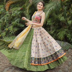 Marvelous Heavy Digital Print Multi Color Lehenga Choli