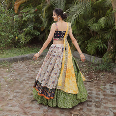 Marvelous Heavy Digital Print Multi Color Lehenga Choli