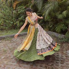 Marvelous Heavy Digital Print Multi Color Lehenga Choli