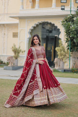 Designer Red Color Wedding Lehenga Choli