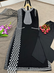 Ravishing Black Color Sequence Work Salwar Suit