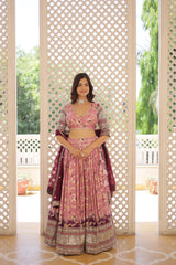 Traditional Wear Sequence Work Pink Lehenga Choli