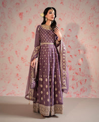 Beautiful Heavy Embroidery With Sequence Work Anarkali Gown