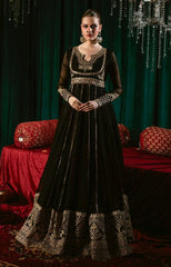 Stunning Black Color Sequence Work Georgette Gown