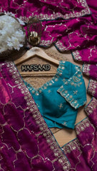 Festive Wear Wine Color Sequence Work Saree