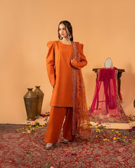 Exclusive Orange Color Farshi Salwar Suit