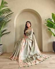 New Wedding Wear Green Color Saree