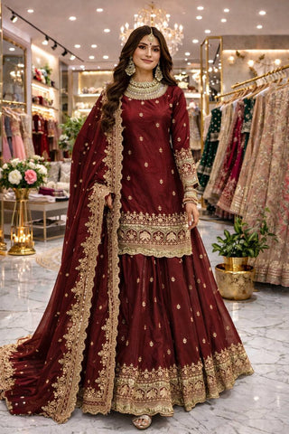 Charming Heavy Embroidered Lehenga Set