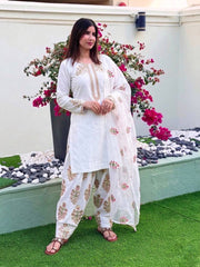 Preety Heavy Creap Silk Embroidery Work Sharara Suit