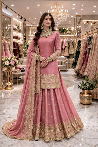 Charming Heavy Embroidered Lehenga Set