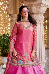 Charming Pure Fendy Heavy Embroidery Lehenga