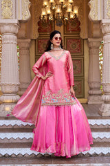 Charming Pure Fendy Heavy Embroidery Lehenga