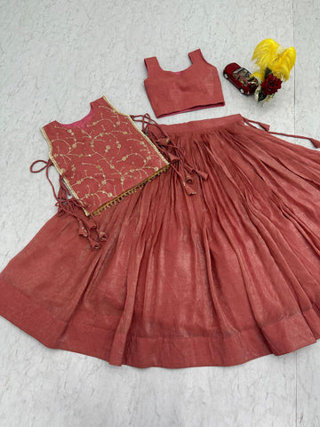 Precious Crunchy Silk Heavy Work Lehenga Choli