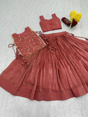 Precious Crunchy Silk Heavy Work Lehenga Choli