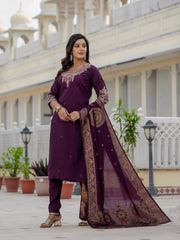 Awesome Roman Silk Coding Embroidery Kurti