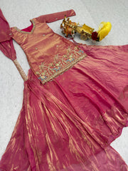 Charming Pure Fendy Heavy Embroidery Lehenga