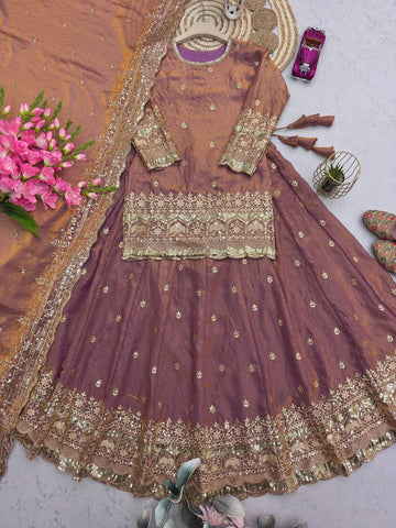 Charming Heavy Embroidered Lehenga Set