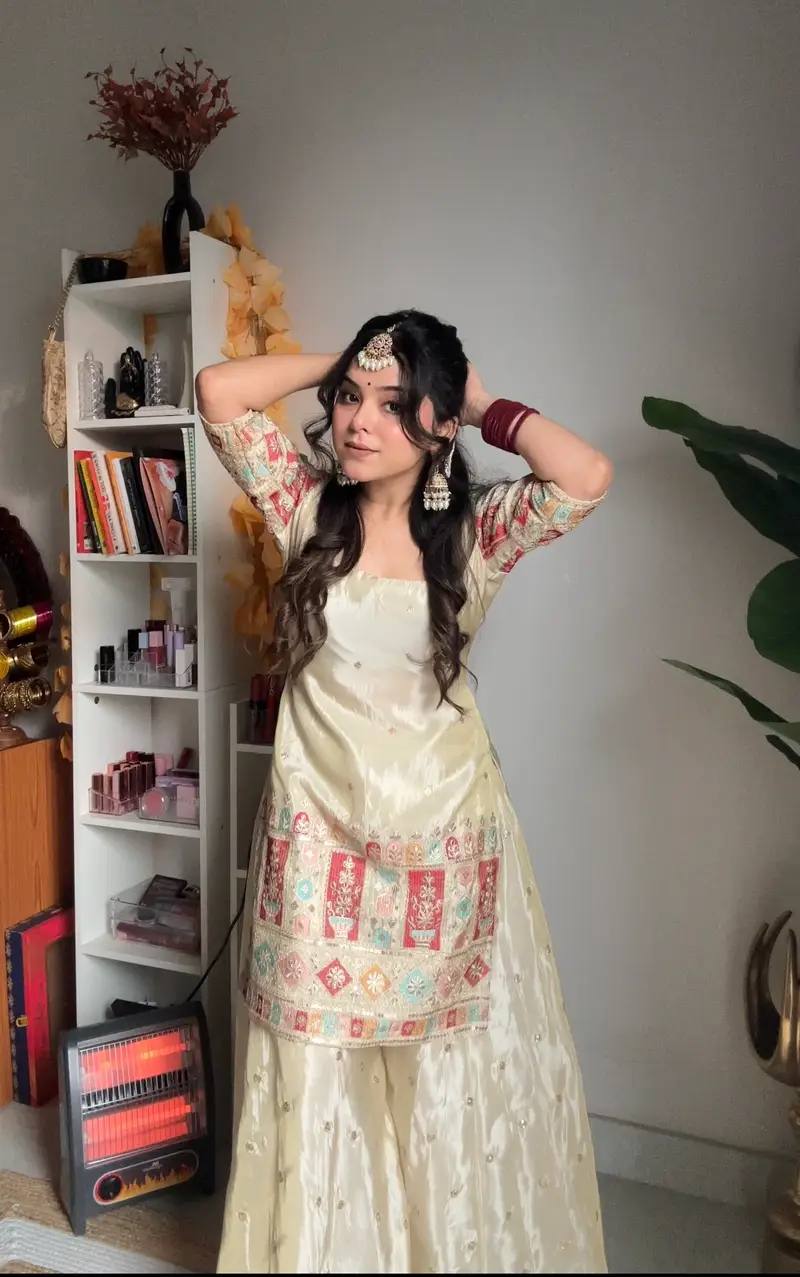 Wonderful Of White Color Heavy Embroidery Top Lehenga With Dupatta Set